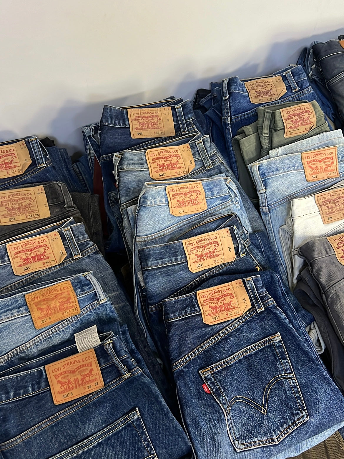 10x LEVIS 501/505/550/ORANGE TAG