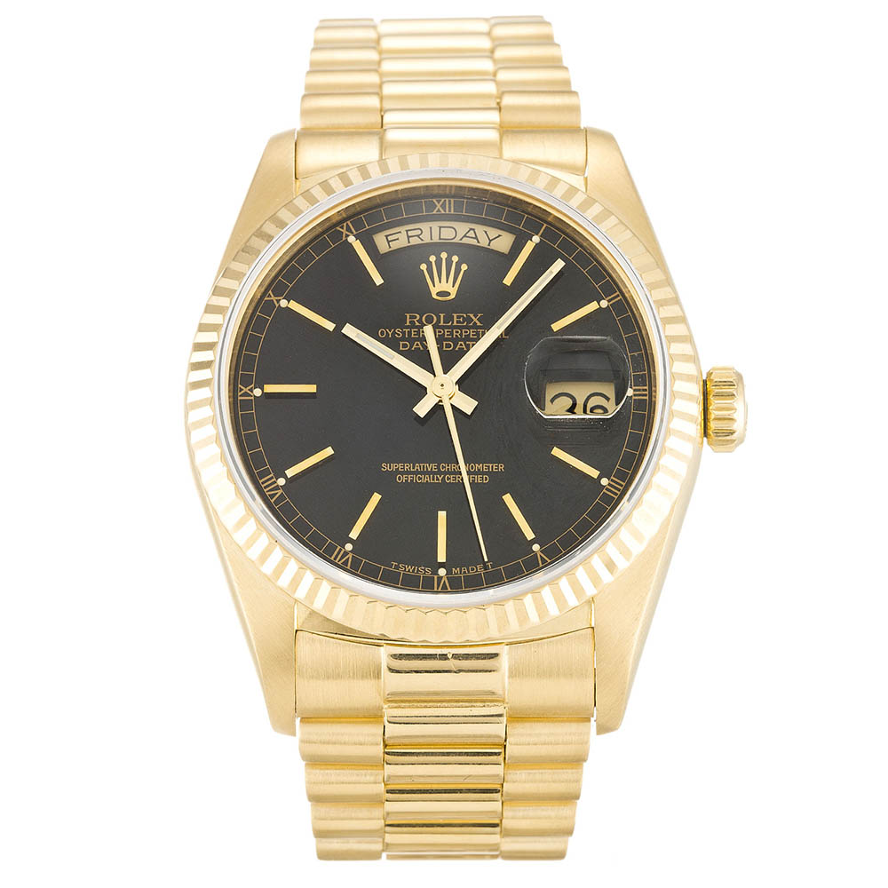 Rolex Day-Date 18038 Negro