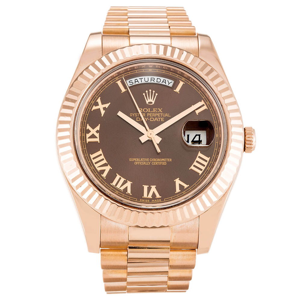 Rolex Day-Date II chocolate 218235