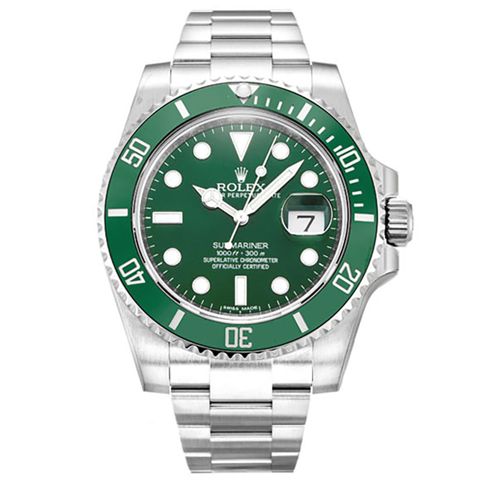 116610LV Dial Rolex Submariner Verde