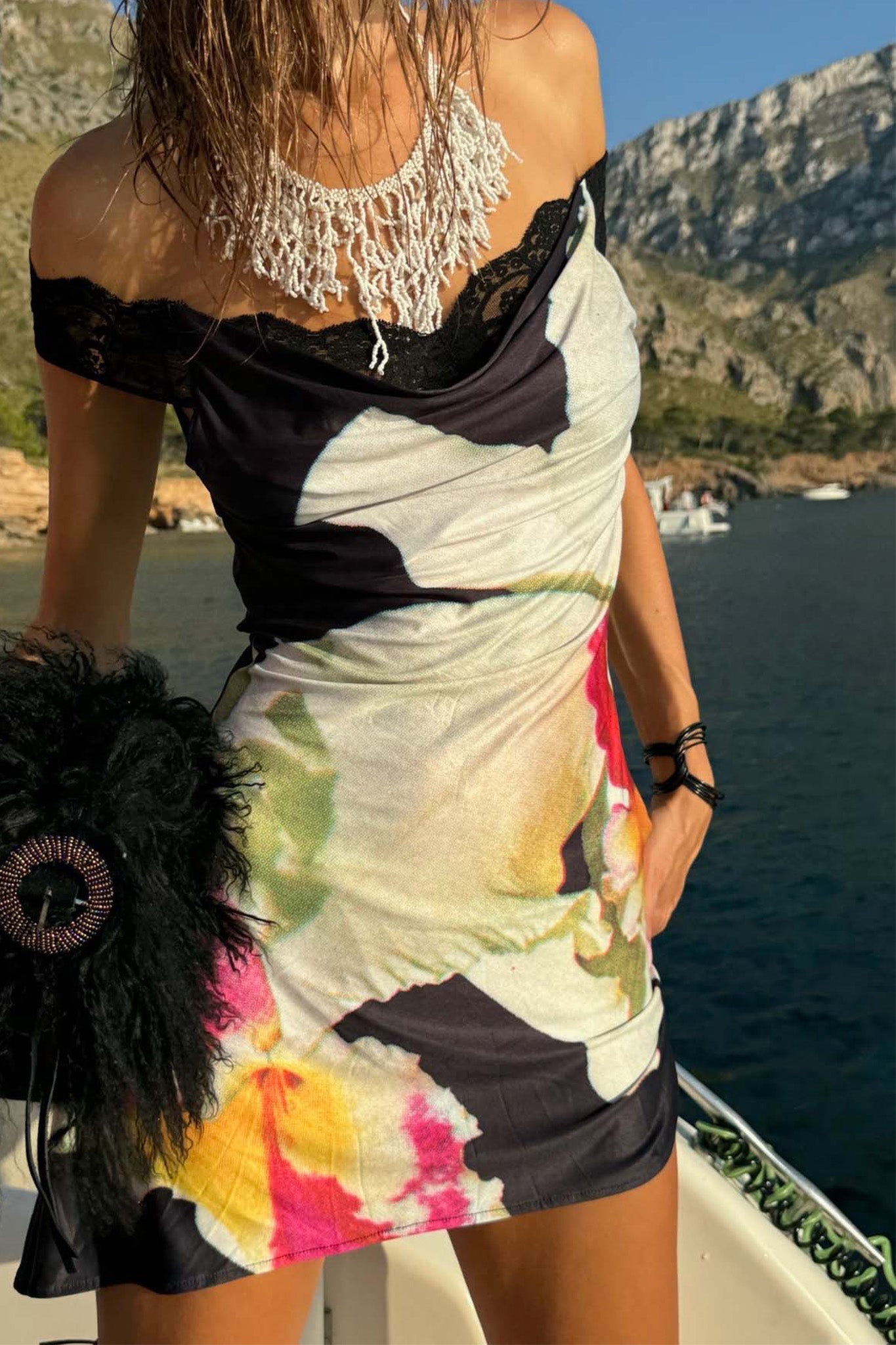 THEODORA MINI DRESS - BLACK