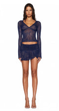YVETTE TOP - MIDNIGHT BLUE
