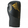 adidas Speed 200 Boxing Gloves Black-Gold