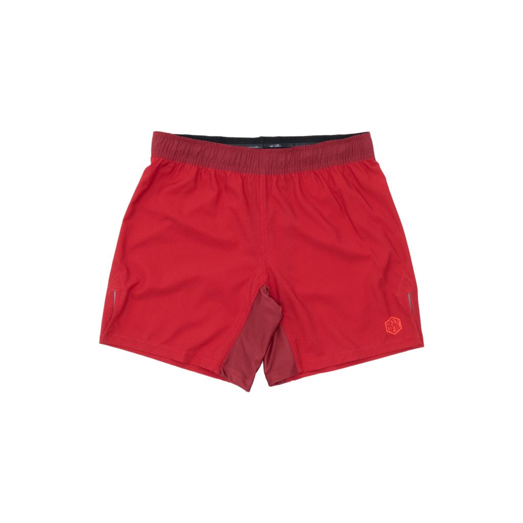 AESTHETIC Crimson Grappling MMA Fight Shorts Red