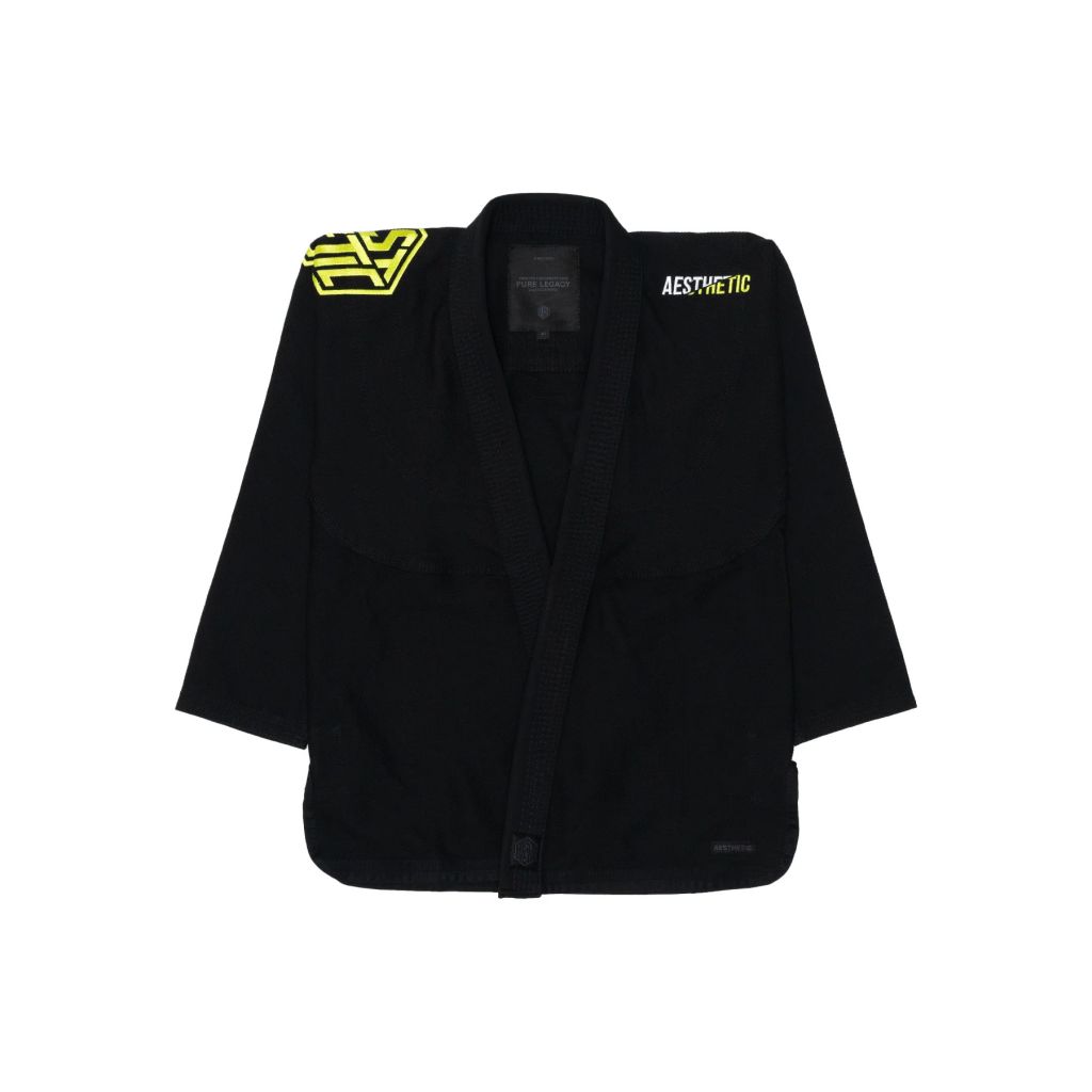 AESTHETIC Pure Legacy BJJ Gi Black-Yellow