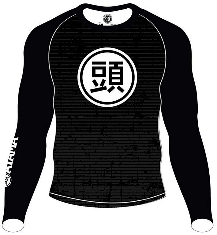 Atama Ranked LS Rashguard Black-Black
