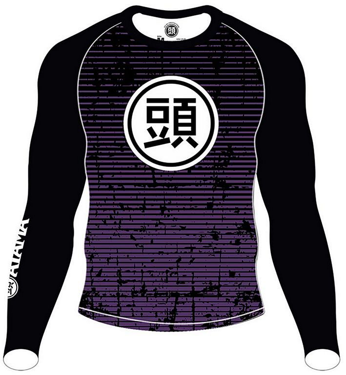 Atama Ranked LS Rashguard Black-Purple