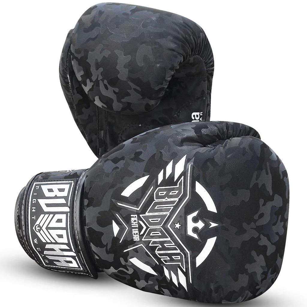 Buddha Army Boxing Gloves Blue