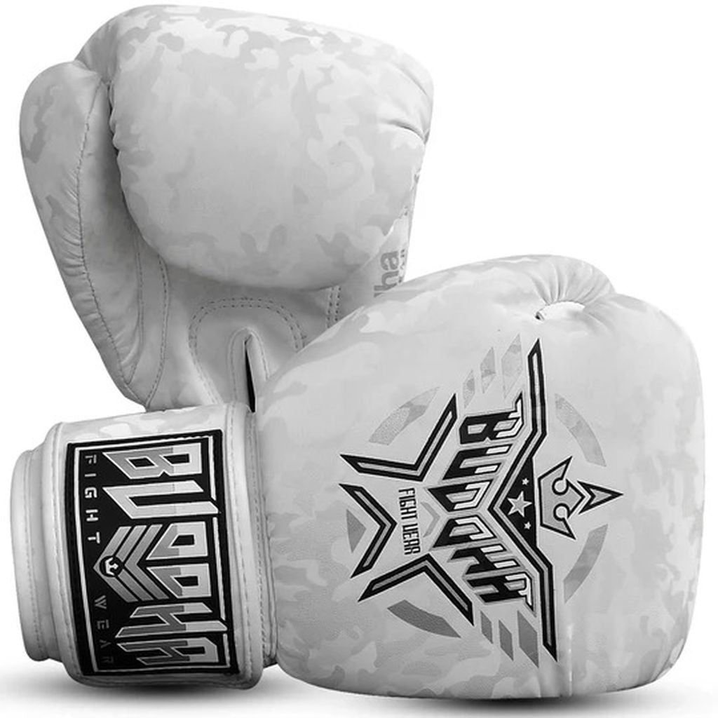 Buddha Army Boxing Gloves Black