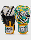 Buddha Creepy Boxing Gloves Green-Yellow