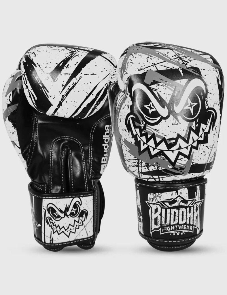 Buddha Creepy Boxing Gloves Red-Black