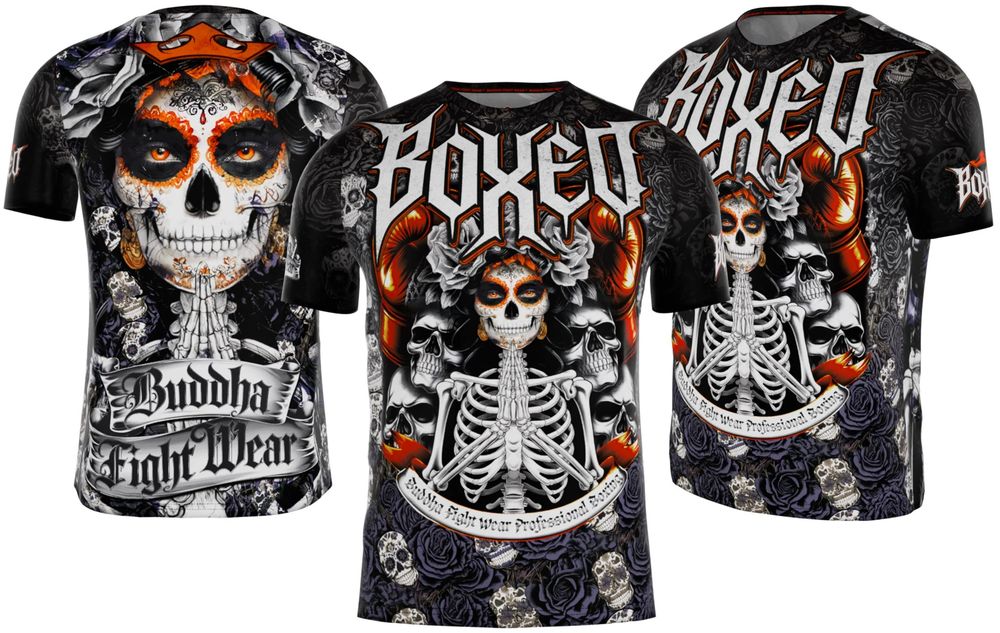 Buddha Catrina Boxeo B600 T-Shirt Black