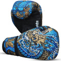 Buddha Fantasy Dragon Boxing Gloves Blue