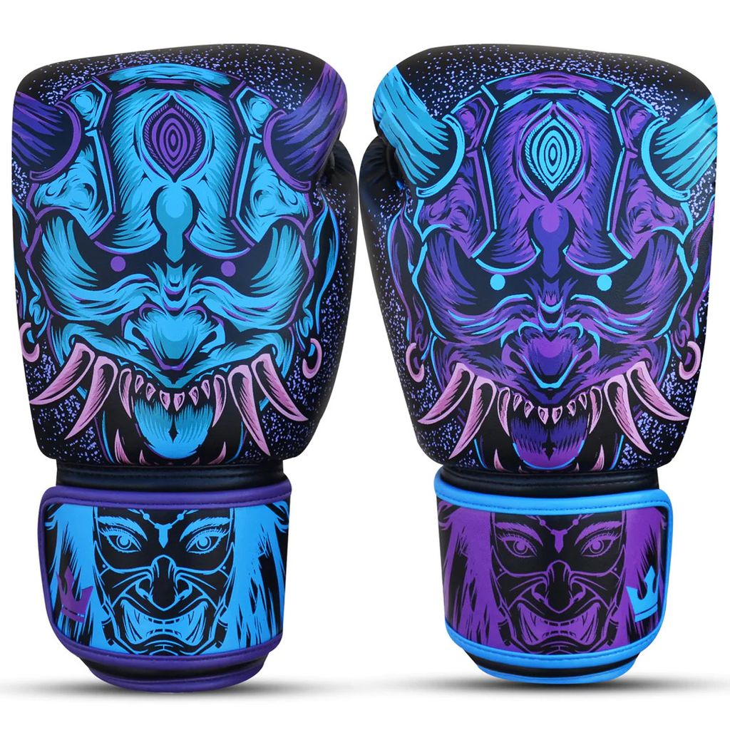 Buddha Fantasy Luzbel Special Edition Boxing Gloves Black-Purple
