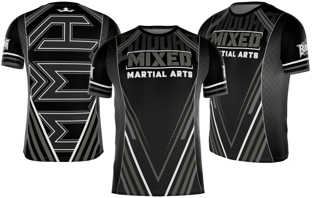 Buddha MMA T600 T-Shirt Black-Grey