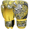 Buddha Fantasy Dragon Boxing Gloves Yellow