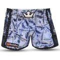 Buddha Dollar Muay Thai Shorts White