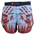 Buddha Mummy MMA Fight Shorts White-Red