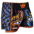 Buddha Snake Muay Thai Shorts Black