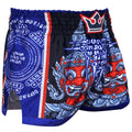 Buddha Thailand Muay Thai Shorts Blue