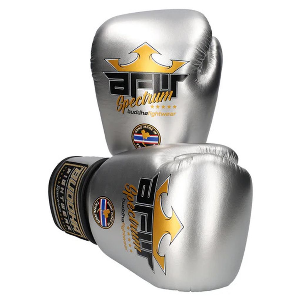 Buddha Spectrum Metallic Thailand Boxing Gloves Gold