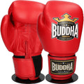Buddha Thailand Boxing Gloves Red