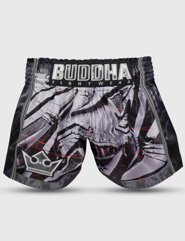 Buddha Urban Muay Thai Shorts Black-Grey