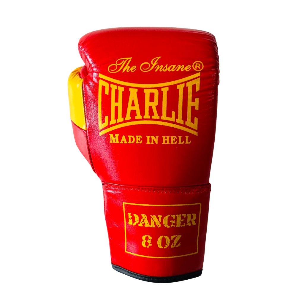 Charlie Boxing Danger Laces Boxing Gloves Blue-Silver