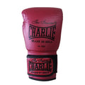 Charlie Boxing Gel Metallic Boxing Gloves Red