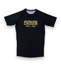 Chosen Beer And Jiu Jitsu SS Rashguard Black-Yellow