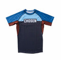 Chosen Earth V1 SS Rashguard Light Blue-Black