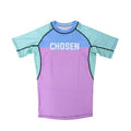 Chosen Earth V4 SS Rashguard Purple-Blue