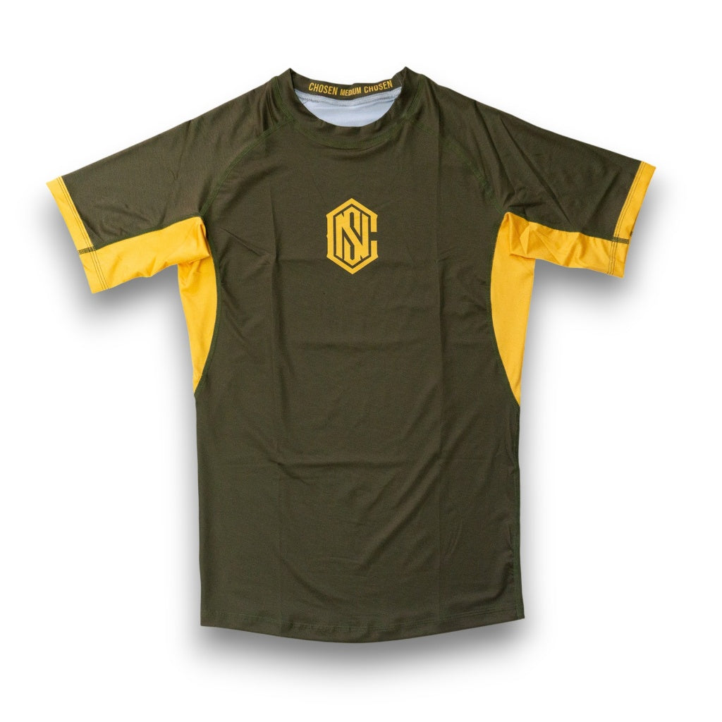 Chosen Minimal Rashguard Brown-Yellow