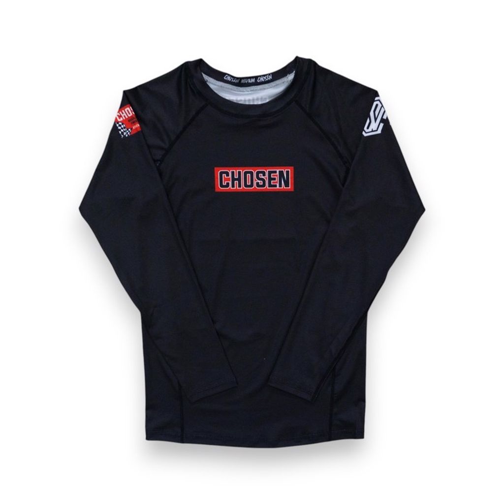 Chosen True LS Rashguard Black-Red