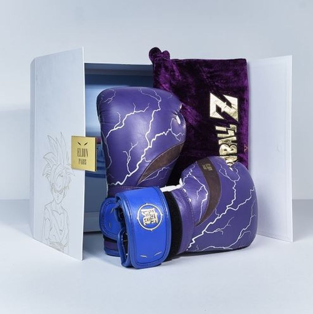 Elion Paris Dragon Ball Z Gohan Boxing Gloves Purple