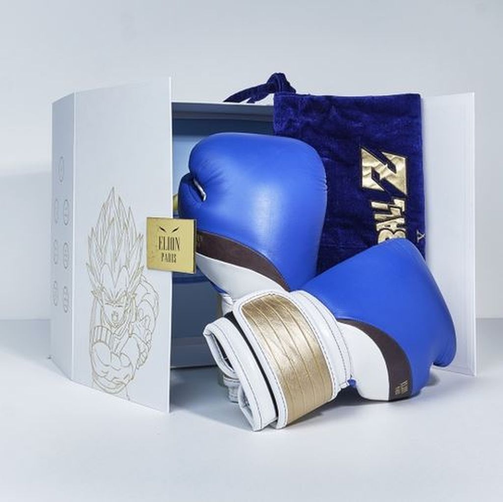 Elion Paris Dragon Ball Z Vegeta Boxing Gloves Blue