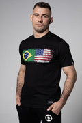 Elite Fightwear Flags T-shirt Black