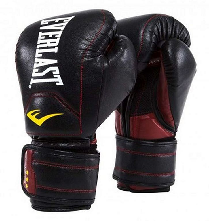 Everlast Elite Muay Thai Boxing Gloves Black-Red