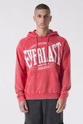 Everlast HOODED SWEATER GARMENT WASHED Red