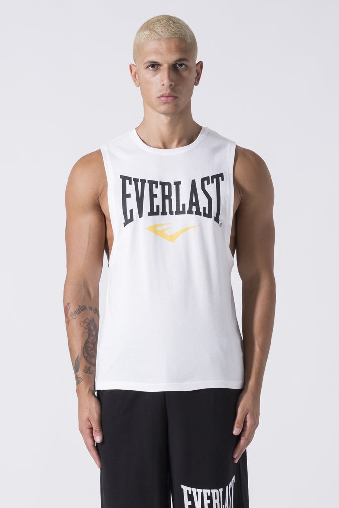 Everlast Iconic Logo Tank Top Off White