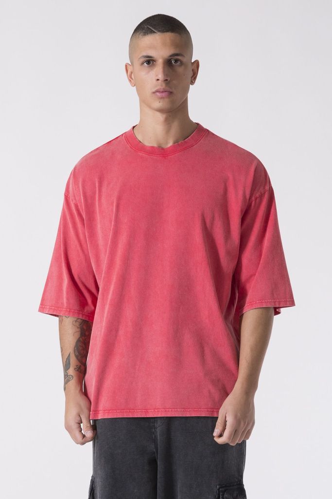 Everlast Jersey DYE BACK T-Shirt Red