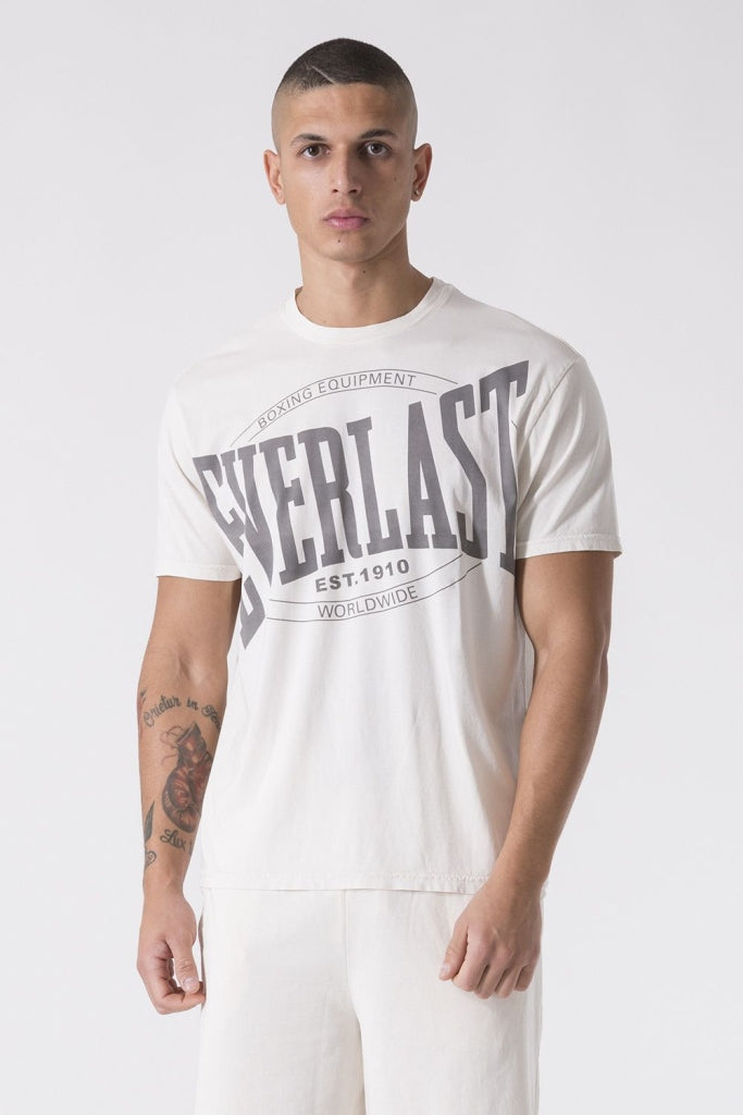 Everlast Jersey Garment Dye T-shirt White