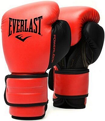 Everlast Powerlock 2R Training Boxing Gloves Red