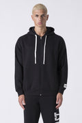 Everlast Sweatshirt Cap Zip Felpa Black