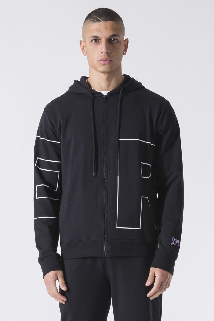 Everlast UNBRUSHED STRETCH FLEECE Hoodie Black