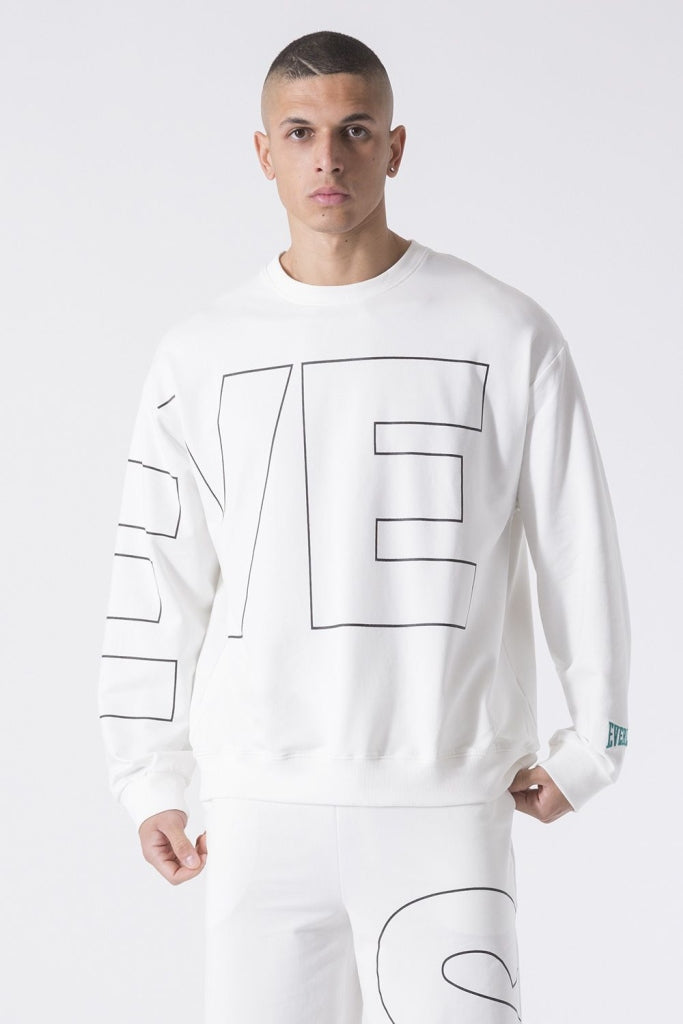 Everlast UNBRUSHED STRETCH FLEECE Sweater White
