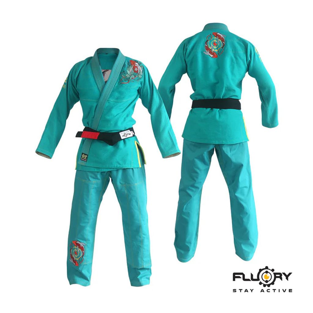Fluory Koi Fish BJJ Gi Green