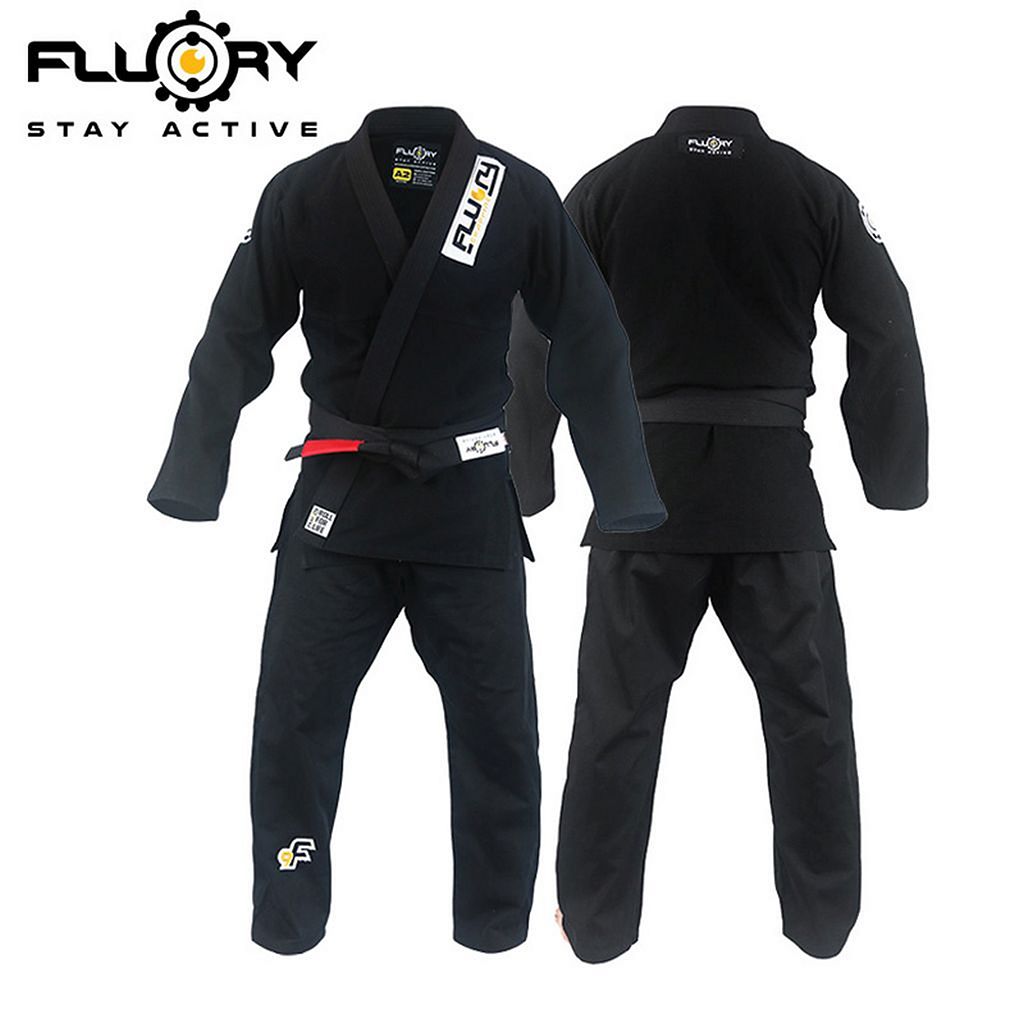 Fluory BJJF16 BJJ Gi Black