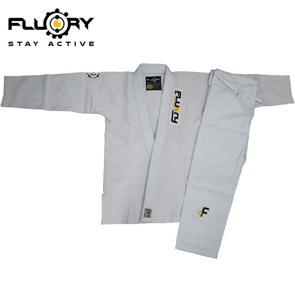 Fluory BJJF16 BJJ Gi White