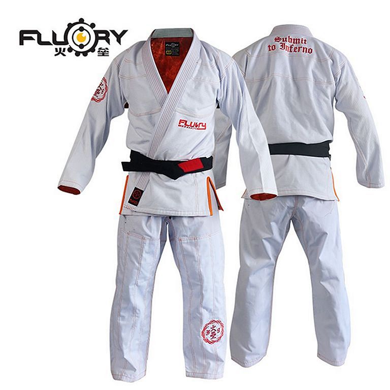 Fluory BJJF17 BJJ Gi White